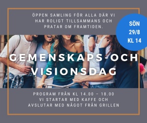 GEMENSKAPS- OCH VISIONSDAG